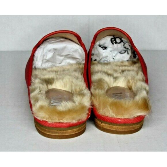 Faryl By Farylrobin Women's 14M Moka red lizard mules - New - Picture 6 of 7